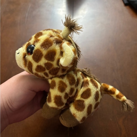 Ty Brown and Cream Giraffe Plush - Picture 3 of 7